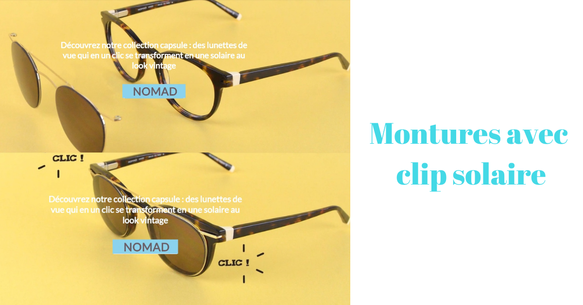 montures clip solaire