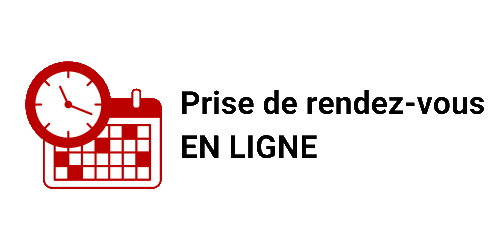 Prise de rendez-vous EN LIGNE