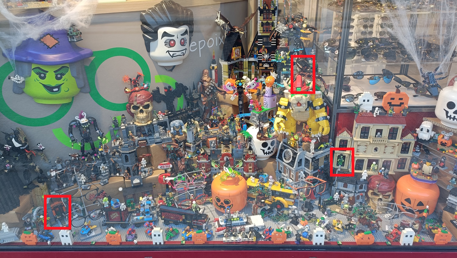 vitrine halloween 2023